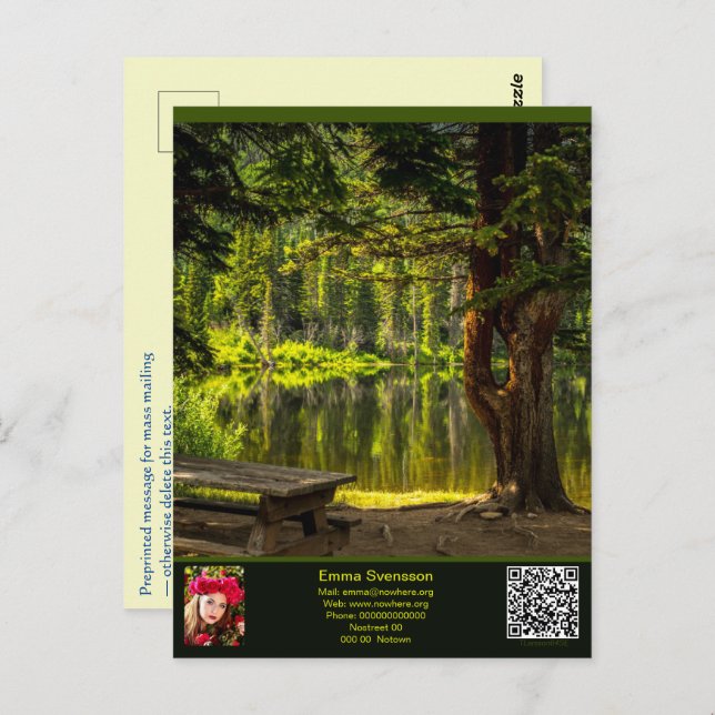 Vykort — Connect, Summer Postcard (Front/Back)