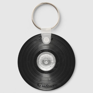 vynil retro keychain