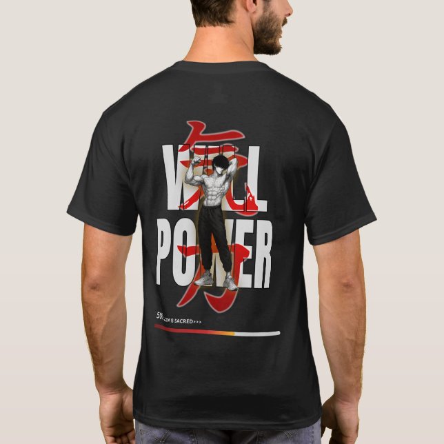 VYTROS "WILLPOWER" GYMWEAR  T-Shirt (Back)