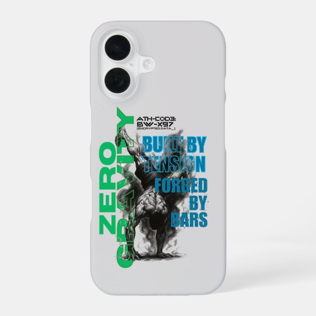 VYTROS "ZERO GRAVITY" ATH-CODE  iPhone 16 CASE (Back)