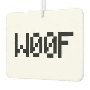 W00F [Leetspeak Animal Sounds] Air Freshener