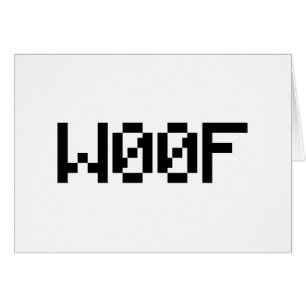 W00F [Leetspeak Animal Sounds] Card