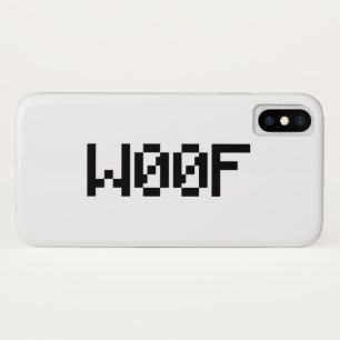 W00F [Leetspeak Animal Sounds] Case-Mate iPhone Case