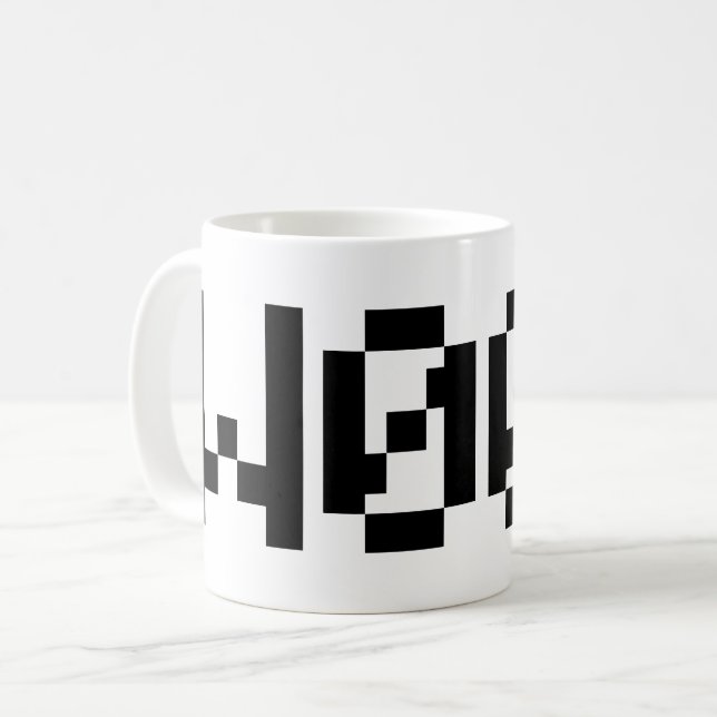 W00F [Leetspeak Animal Sounds] Coffee Mug (Front Left)