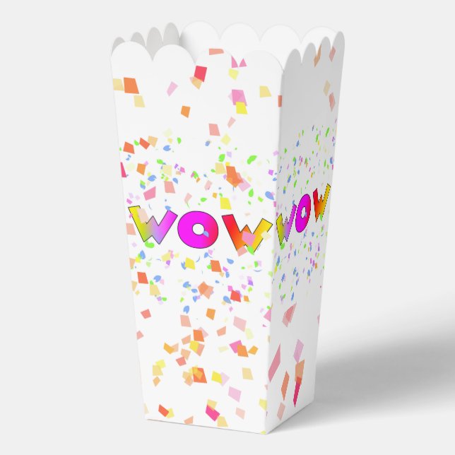 W0W White               Favor Box (Front)