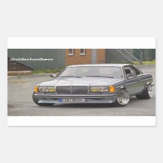 W123 C123 Coupe Mercedes Benz Sticker