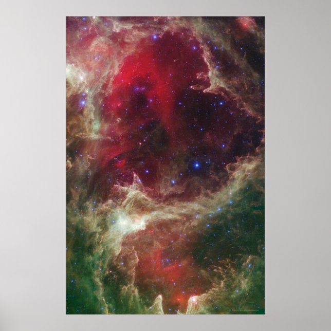 W5 Star Formation Region 20x30 (18x27) Poster (Front)