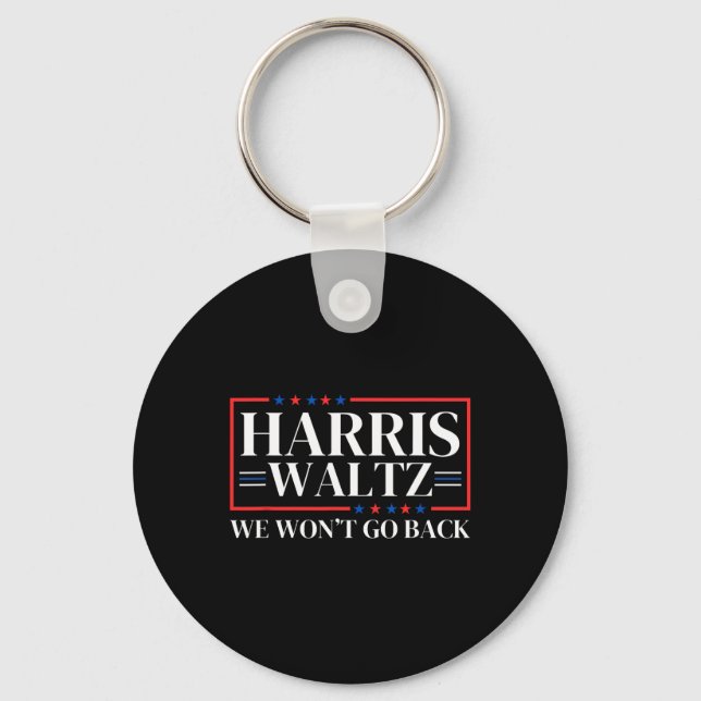 W 2024 We Won't Go Back  Keychain (Front)