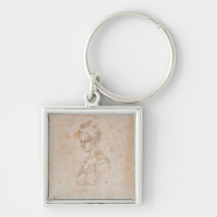 W.41 Sketch of a woman Keychain