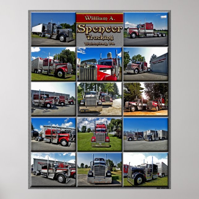 W. A. Spencer A Model Collage Poster (Front)