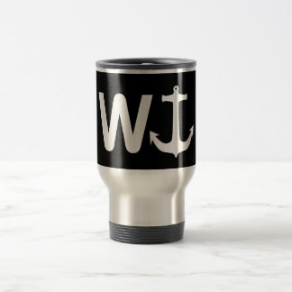 W Anchor Wanchor Funny Joke Gift Travel Mug