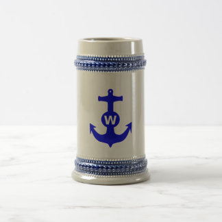 W Anchor Wanchor Insult Funny Gift Beer Stein