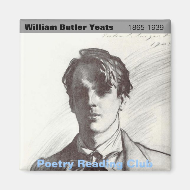 W. B. Yeats Magnet (Front)