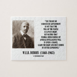 W.E.B. Dubois Theory Of Democratic Government Jigsaw Puzzle