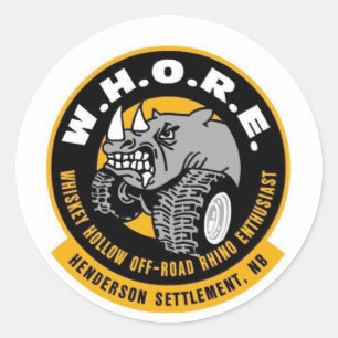 W.H.O.R.E. STICKER