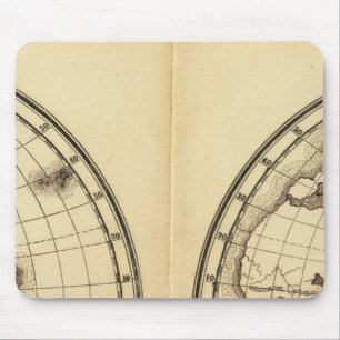 W Hemisphere, E Hemisphere 2 Mouse Pad