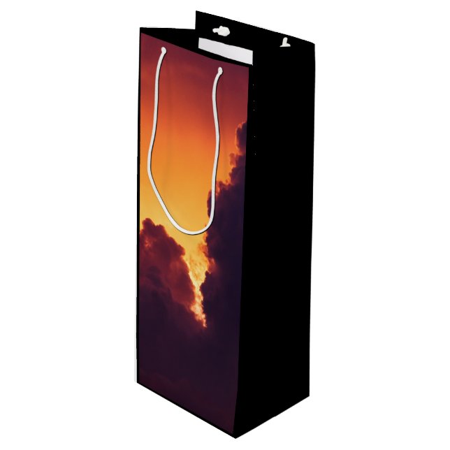w in weather wine gift bag (Front Angled)