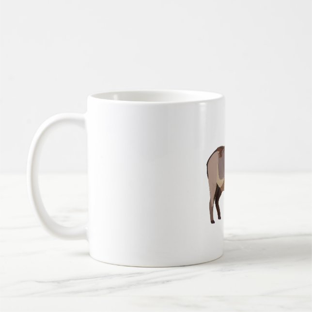 W is for Warthog Coffee Mug (Left)