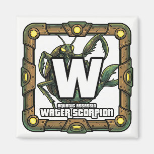 W is for Water Scorpion – GTA Style ABC Learning Magnet