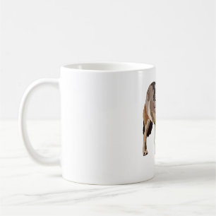 W is for Wolf Coffee Mug