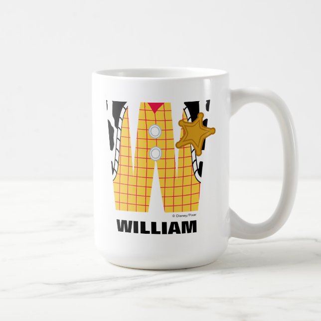 W is for Woody | Add Your Name Coffee Mug (Right)