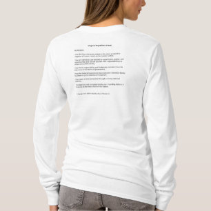 W Long Sleeve FRC T-Shirt w/ Republican Creed