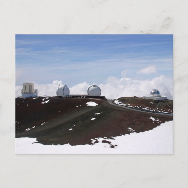 W.M. Keck Observatory on Mauna Kea, Hawaii Postcard (Front)