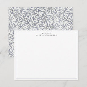 W. MORRIS WILLOW BOUGH BLUE NOTE CARD