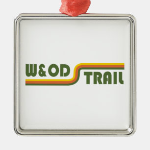 W&OD Trail Virginia Metal Ornament