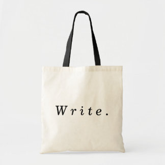 " W r I t e . " ,  the tote Bag