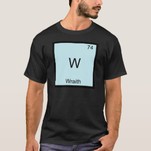 W - Spectre T-Shirt drôle de symbole d'élément de 