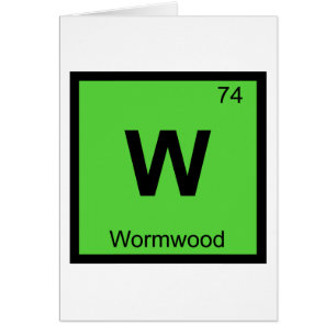 W - Wormwood Chemistry Periodic Table Symbol