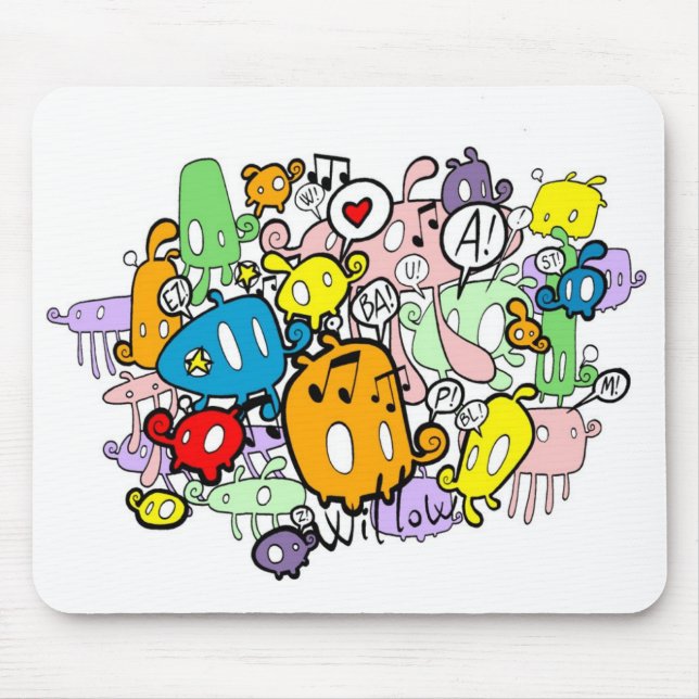 W ZAZZLE MOUSE PAD (Front)