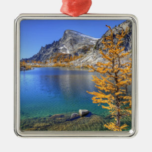 WA, Alpine Lakes Wilderness, Enchantment 4 Metal Ornament