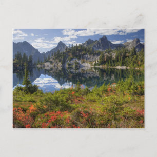 WA, Alpine Lakes Wilderness, Gem Lake, with Postcard