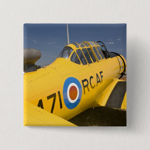 WA, Arlington, Arlington Fly-in, World War II 2 Inch Square Button