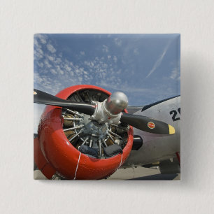 WA, Arlington, Arlington Fly-in, World War II 7 2 Inch Square Button