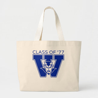 Wa-Hi Class of 1977 Large Tote Bag
