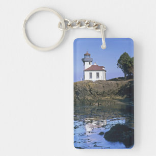 WA, île San Juan, phare de Lime Kiln