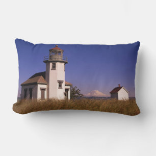 WA, Maury Island, Point Robinson Lighthouse, Lumbar Pillow