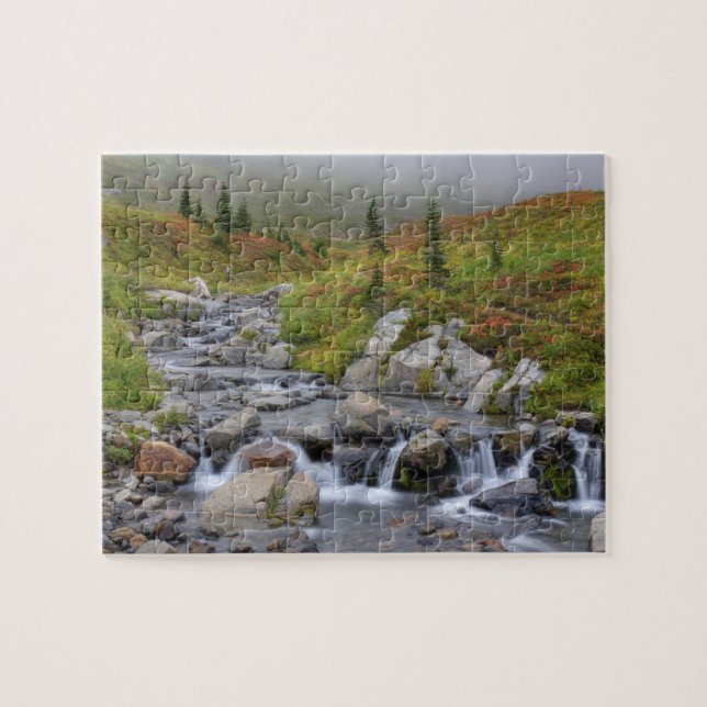 WA, Mt. Rainier National Park, Edith Creek Jigsaw Puzzle (Horizontal)