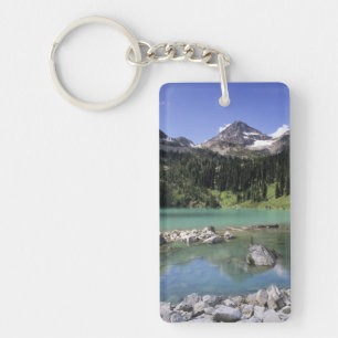 WA, Okanogan NF, Lewis Lake and Black Peak Keychain