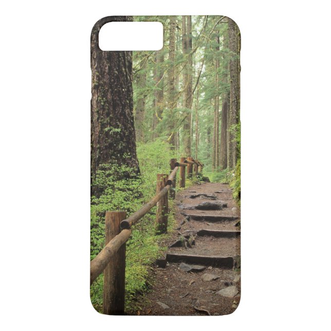WA, Olympic NP, Sol Duc Valley, rainforest Case-Mate iPhone Case (Back)
