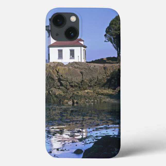 WA, San Juan Island, Lime Kiln lighthouse Case-Mate iPhone Case (Back)