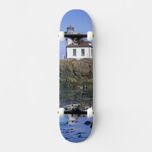 WA, San Juan Island, Lime Kiln lighthouse Skateboard