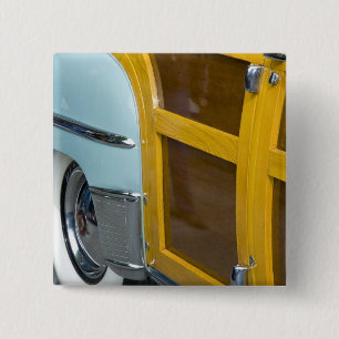 WA, Seattle, classic American automobile. 2 Inch Square Button