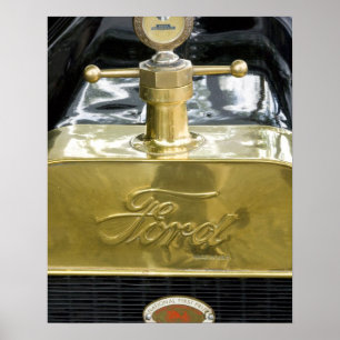 WA, Seattle, classic American automobile. Poster