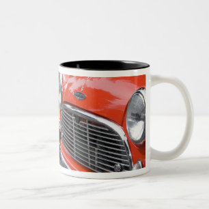 WA, Seattle, classic British automobile. Two-Tone Coffee Mug