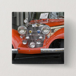 WA, Seattle, classic German automobile. 2 Inch Square Button