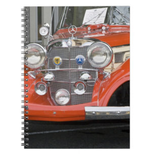 WA, Seattle, classic German automobile. 2 Notebook